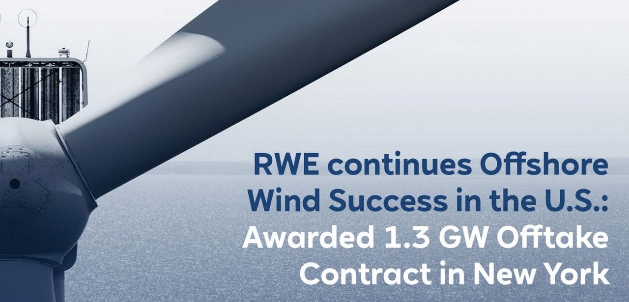 RWE und National Grid Ventures gewinnen Ausschreibung für Offshore-Windprojekt in New (Foto: RWE.)