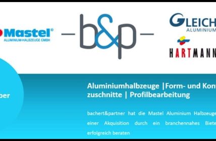 Konsortium aus GLEICH sichert Mastel Aluminium Fortbestand im (Foto: Bachert Unternehmensberatung GmbH & Co. KG)